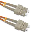 Qoltec Patchcord fiber optic SC/UPC - SC/UPC | Multimode | 50/125 | OM2 | Duplex | 5m — Photo 1