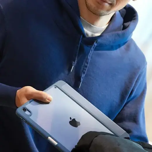 UNIQ etui Moven iPad Air 10.9 (2022|2020) Antimicrobial niebieski|carpi blue Фото num