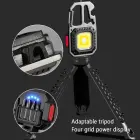 Mini flashlight LED keychain W5138 Type C with 4 screwdriver bits and tripod Foto 5