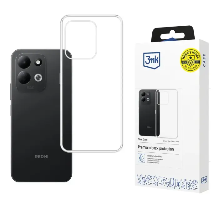 Redmi Note 17 4G/5G - 3mk Clear Case
