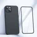 Joyroom 360 Full Case front and back cover for iPhone 13 + tempered glass screen protector black (JR-BP927 black) Фото num