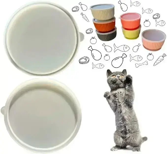 KOTOMODA Silicone Lid for Pet Bowls and Food Cans 12 cm