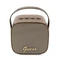 Guess głośnik Bluetooth GUWSB2P4SMW Speaker mini brązowy|bown 4G Leather Script Logo with Strap Фото num