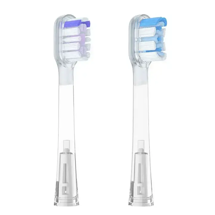 Toothbrush heads Hoco HP64 1x soft 1x hard white
