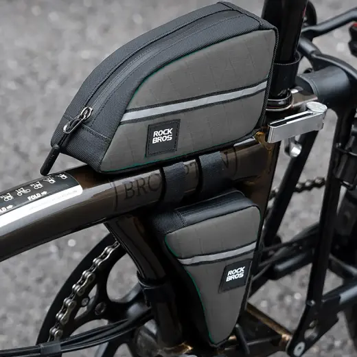 Rockbros Triangle Bike Frame Bag 0.8l - Brown Фото num