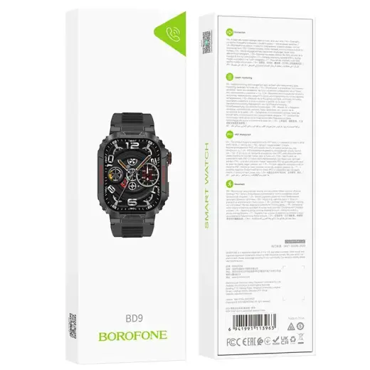 Borofone Smartwatch BD9 black Фото num