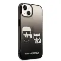 Karl Lagerfeld Gradient Karl and Choupette Case for iPhone 14 Plus Black — Foto 4