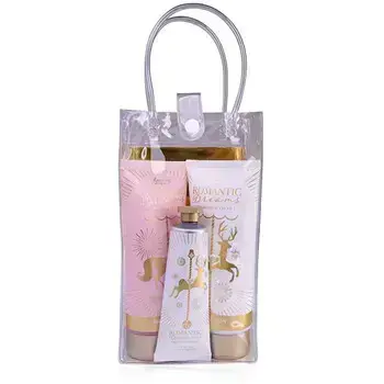 Accentra Romantic Dreams Body Care Set - Dárková sada koupelové péče v průhledné taštičce