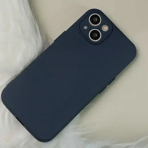 Silicon Box case for iPhone 17 Air 6,6" dark blue Фото num
