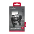 Kit 2 microphones with receiver for video and audio recording — Foto 3