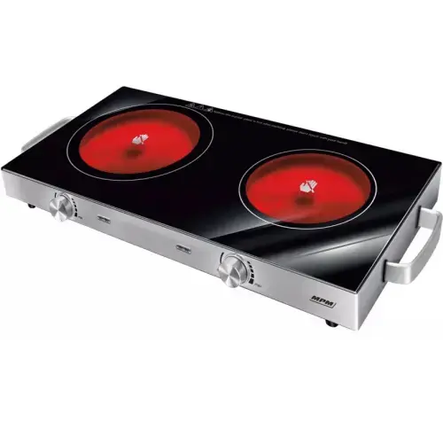 MPM MKE-23 Infrasarkanā keramikas galda plītiņa ar 2 sildelementiem 2800W