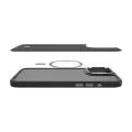 Spigen Enzo Aramid чехол с поддержкой MagSafe для телефона iPhone 16 Pro Max чёрный коричневый — Фото 8