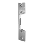 Qoltec Double-sided straight plate for electric door strike | Catch plate | 110mm | Stainless steel Foto 1