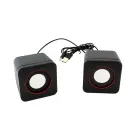 Fusion multimediju skaļruņi 3,5 mm | USB melni Foto 1