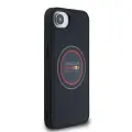 Red Bull PU Leather red Ring phone case for iPhone 16e blue with MagSafe Photo