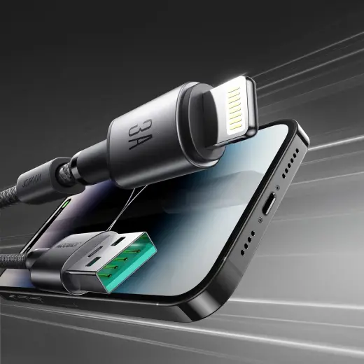 Joyroom S-A50 Unlimited Series data transfer and charging cable | USB-A to Lightning | 15W | 1.2m | gray Photo