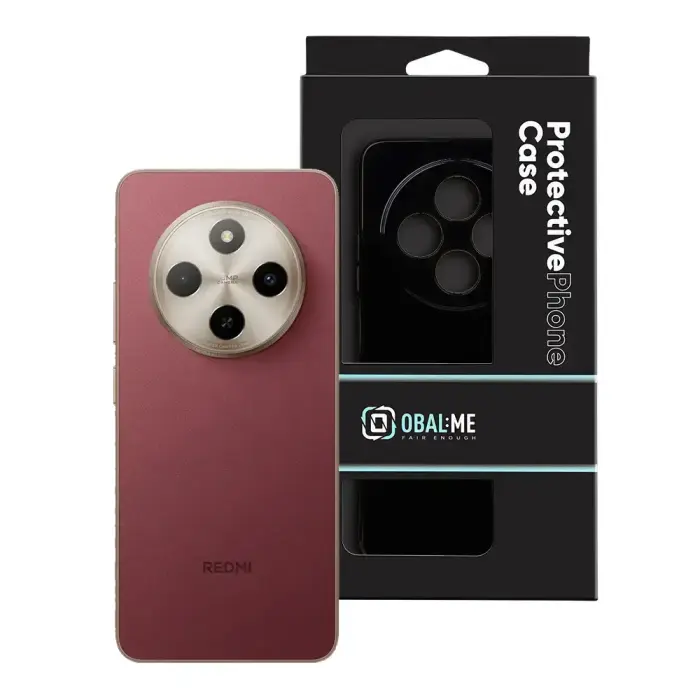 OBAL:ME Glossy Cover for Xiaomi Redmi 17C 4G Black