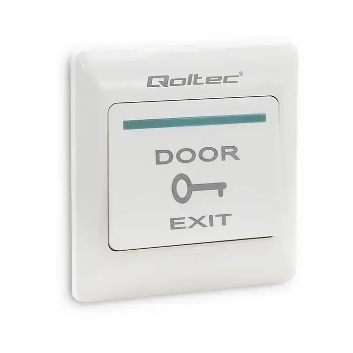 Qoltec Exit Button | white Foto 8