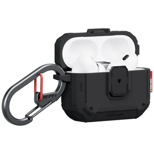 Case Skinarma Mecha LE for AirPods Pro 3 black Foto 2