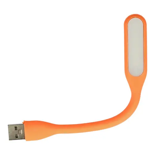 Mini LED Lamp Silicone USB Orange Foto 3