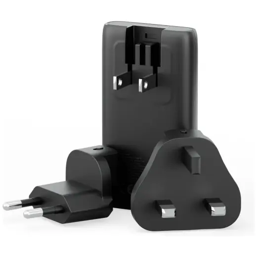Wall charger Energea TravelWorld Edge 65W 2xUSB-C PD|PPS|QC3.0 (US|UK|EU) graphite Foto 5