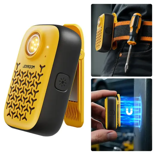 Joyroom Maya JR-MS03 portable Bluetooth speaker with built-in flashlight, resistant - yellow Foto 4