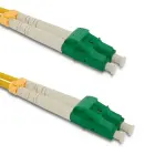 Qoltec Patchcord fiber optic LC/APC - LC/APC | Singlemode | 9/125 | G652D | Duplex | 2m — Foto 1