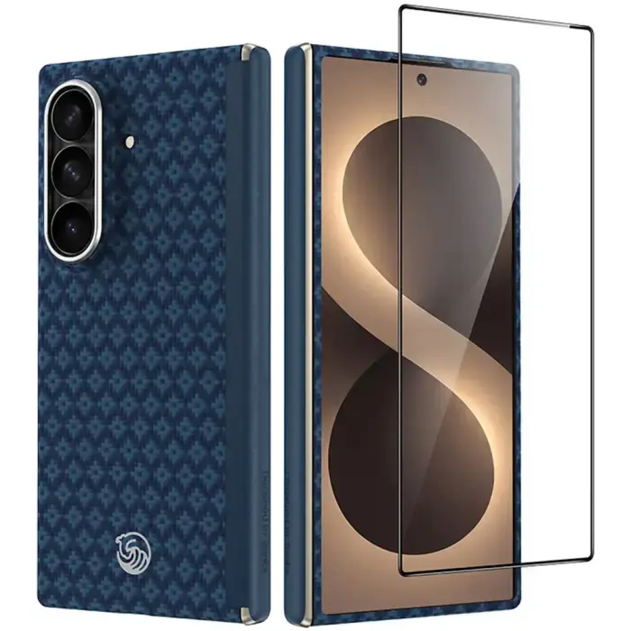 Benks Magnetic Armor Grid Air Grand Combo Case (C.K.FL.SA.BE.S051) do Samsung Galaxy Z Fold 8 Ultra blue