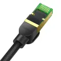 Pīts tīkla kabelis cat.8 Baseus Ethernet RJ45, 40Gbps, 1,5 m (melns) Foto 7