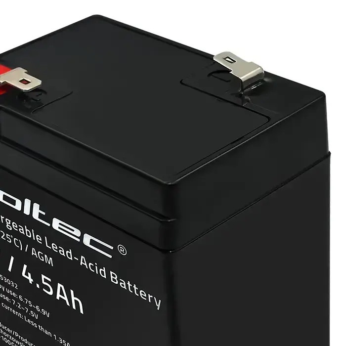 Qoltec AGM battery | 6V | 4.5Ah | Maintenance-free | Efficient| LongLife | for UPS, scale, cash register Foto 4
