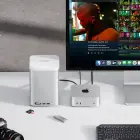 Orico MiniTower Docking Station with Hard Drive Bays for up to 56TB - Silver Foto 7