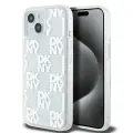 DKNY DKHCP15SLCPEPT iPhone 15 | 14 | 13 6.1" biały|white hardcase Liquid Glitter Multilogo — Photo 1
