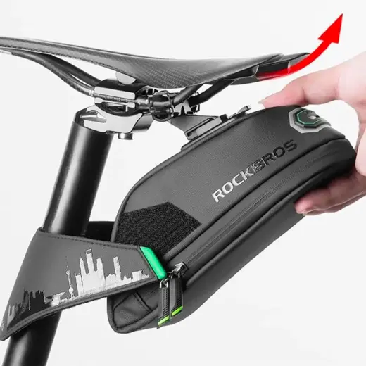 Rockbros C27-1 bicycle bag under the saddle - black Photo
