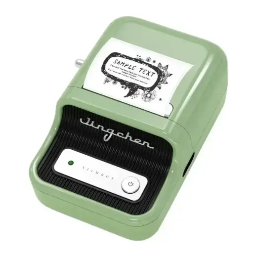 Portable Label Printer Niimbot B21 (green) Фото num