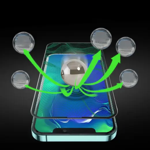 Bestsuit 6in1 set for iPhone 13 mini case | tempered glass flexi | back housing protector film | camera lens tempered glass | cloths | aplicator (D30 Buffer) Photo