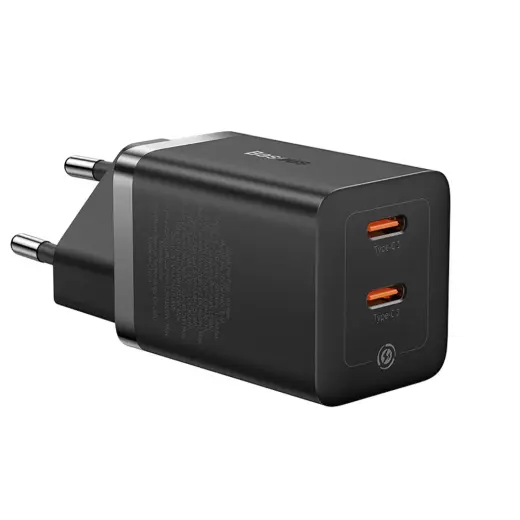 Baseus GaN5 Pro 40W 2xUSB-C Wall Charger - Black Foto 4