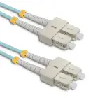 Qoltec Patchcord fiber optic SC/UPC - SC/UPC | Multimode | 50/125 | OM4 | Duplex | 5m — Foto 1