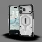 UAG Pathfinder Clear MagSafe Case for iPhone 17 Pro Max - White and Gray Photo