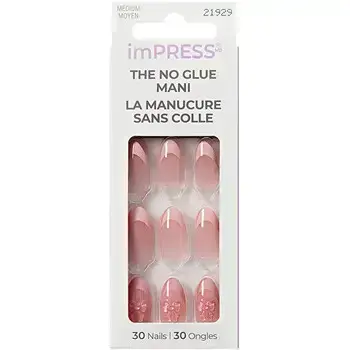 Kiss My Face imPRESS Nails Glow Muse - Samolepicí nehty ( 30 ks )