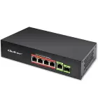 Qoltec FAST Ethernet PoE SWITCH 4x RJ45 PoE 1x RJ45 Uplink 1x SFP | 65W | 1000 Mb Foto 10