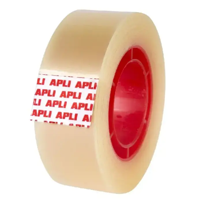 Līmlente APLI 19mm x 33m, caurspīdīga Foto 4