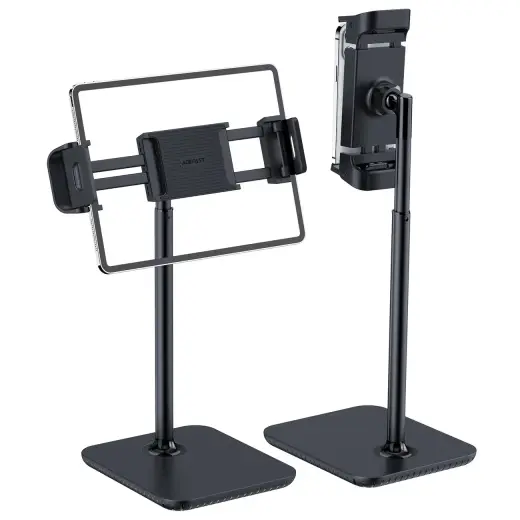 Acefast telescopic phone and tablet holder (135-230mm wide) for the desk 360 ° black (E4 black) Photo