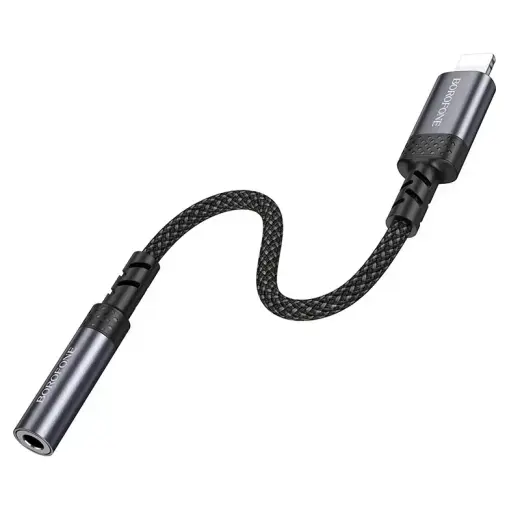 Borofone Adapter BV24 Graceful - Lightning to jack 3,5mm - grey Photo