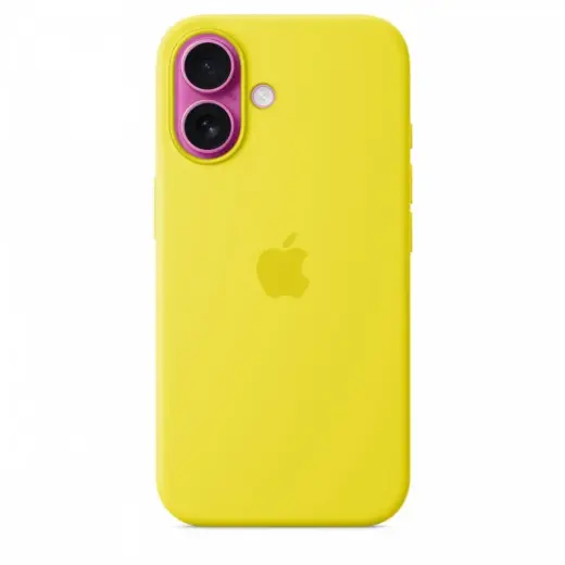 Silicone case with MagSafe for iPhone 16 - Star Fruit Photo