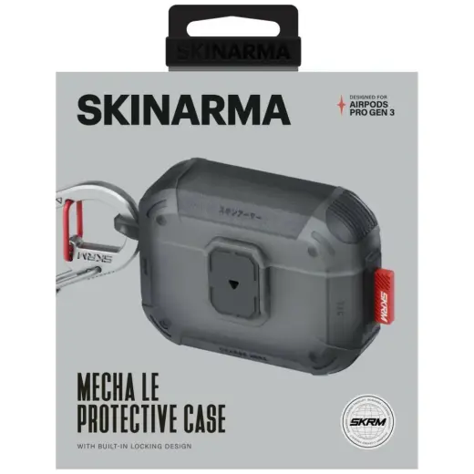 Case Skinarma Mecha LE for AirPods Pro 3 smoke Foto 4