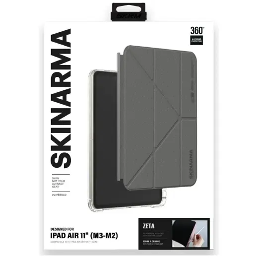 Case Skinarma Zeta iPad Air 11"          (M2|M3|5Gen|4Gen) grey Foto 8