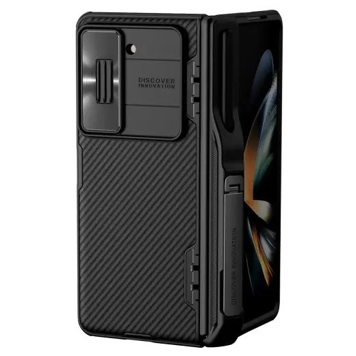 Nillkin CamShield Fold Case for Samsung Galaxy Z Fold 5 with additional stylus holder - black Foto 19