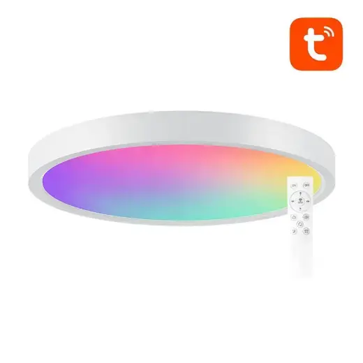 Smart ceiling lamp 30cm WiFi/Bluetooth 16M RGBCW Gosund LB12 1920lm Tuya + Remote Control. Фото num