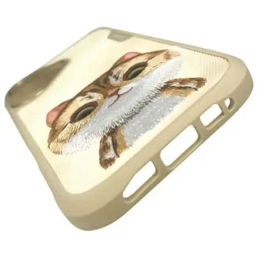 Nimmy Glasses Cool Cat phone case for iPhone 16 gray Photo