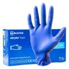Nitrile protective gloves Nitrylex Basic size M 100 pcs — Photo 1
